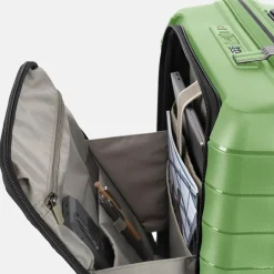Handbagage Koffers^Travelite Mooby frontpocket handbagage koffer 55 cm green