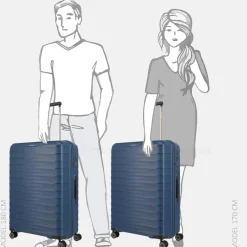 Reiskoffers^Travelite Mooby reiskoffer 77 cm blue