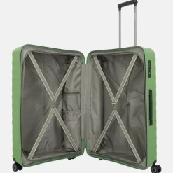 Reiskoffers^Travelite Mooby reiskoffer 77 cm green