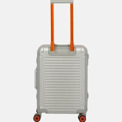 Handbagage Koffers^Travelite Next 2.0 handbagage koffer 55 cm Limited Edition silver-orange