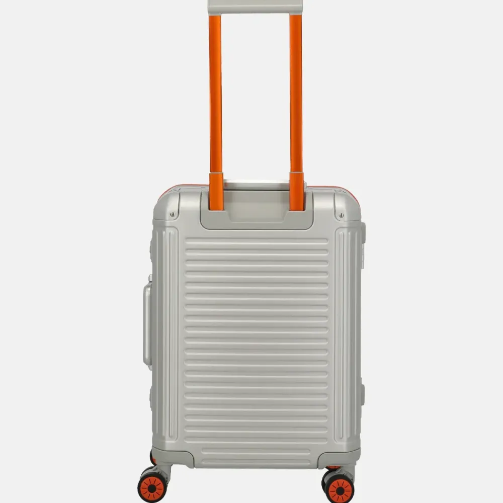 Handbagage Koffers^Travelite Next 2.0 handbagage koffer 55 cm Limited Edition silver-orange