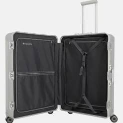 Reiskoffers^Travelite Next 2.0 reiskoffer 77 cm silver