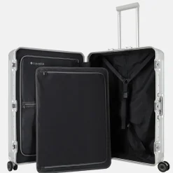 Reiskoffers^Travelite Next 2.0 reiskoffer 77 cm silver