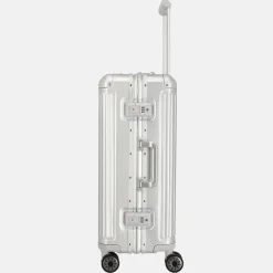 Reiskoffers^Travelite Next 2.0 reiskoffer 67 cm silver