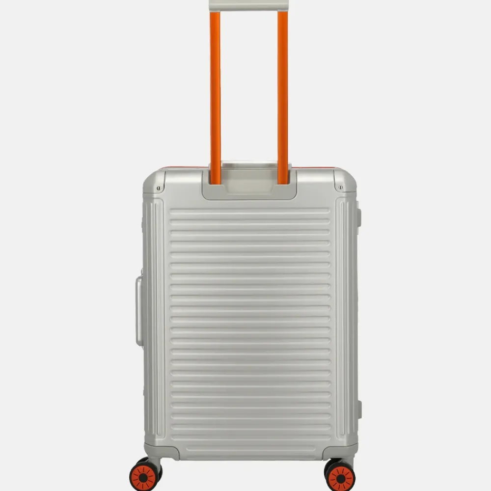Reiskoffers^Travelite Next 2.0 reiskoffer 67 cm Limited Edition silver-orange