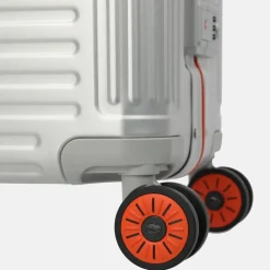 Reiskoffers^Travelite Next 2.0 reiskoffer 67 cm Limited Edition silver-orange