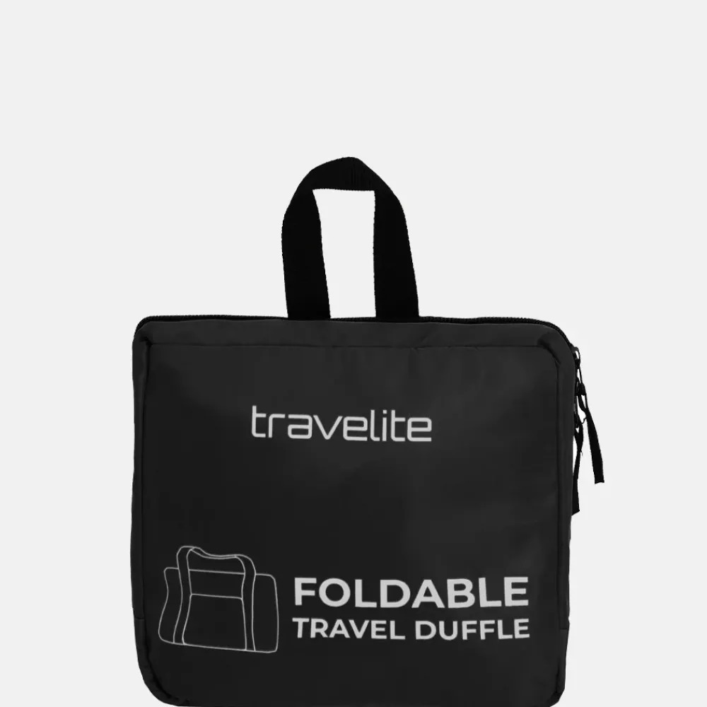 Handbagage Tassen | Weekendtassen^Travelite opvouwbare weekendtas black