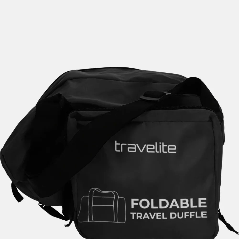Handbagage Tassen | Weekendtassen^Travelite opvouwbare weekendtas black