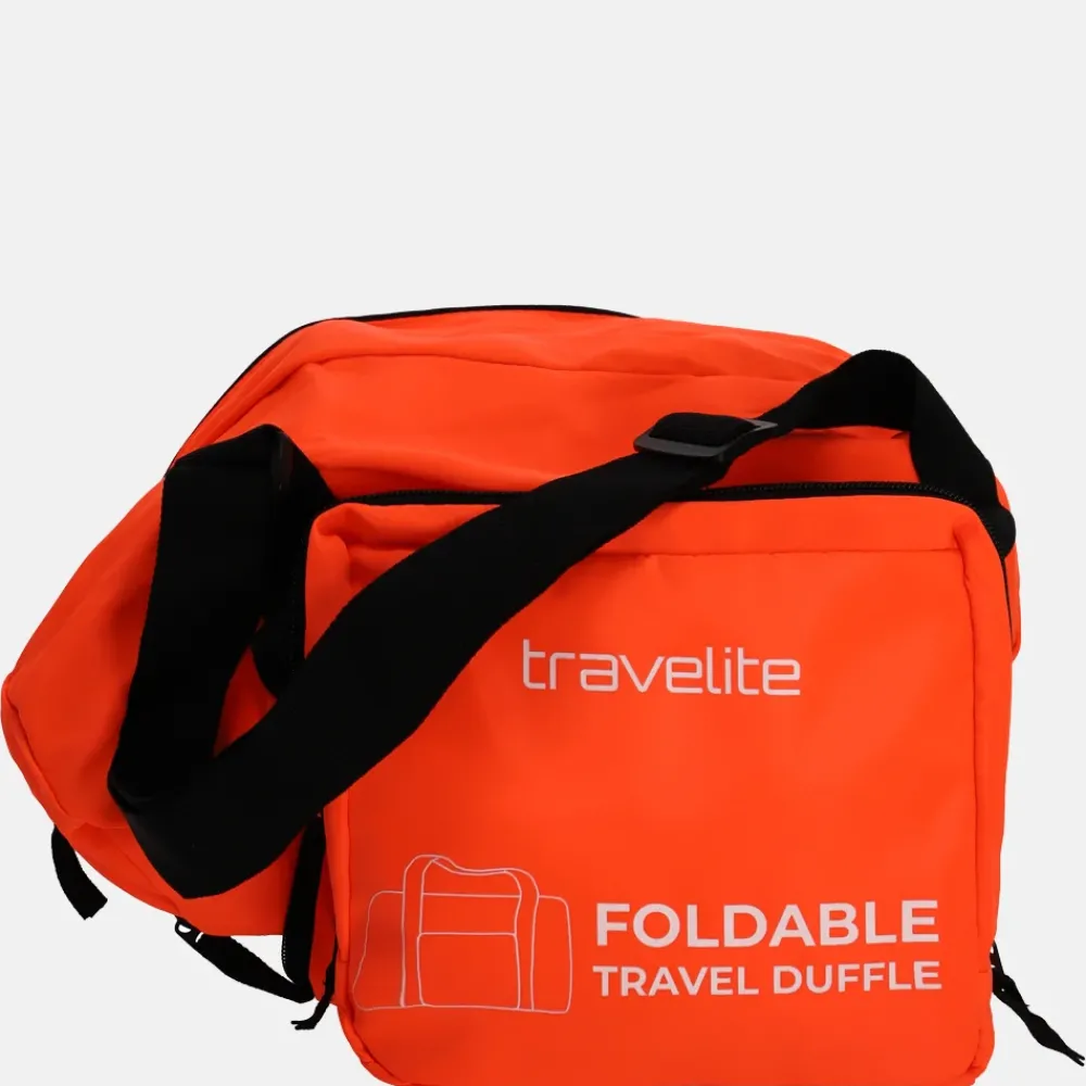 Handbagage Tassen | Weekendtassen^Travelite opvouwbare weekendtas coral