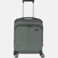 Handbagage Koffers^Travelite Priima handbagage koffer 55 cm olive