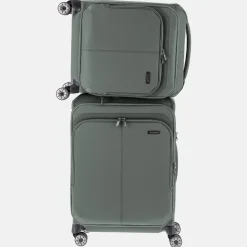 Handbagage Koffers^Travelite Priima handbagage koffer 55 cm olive
