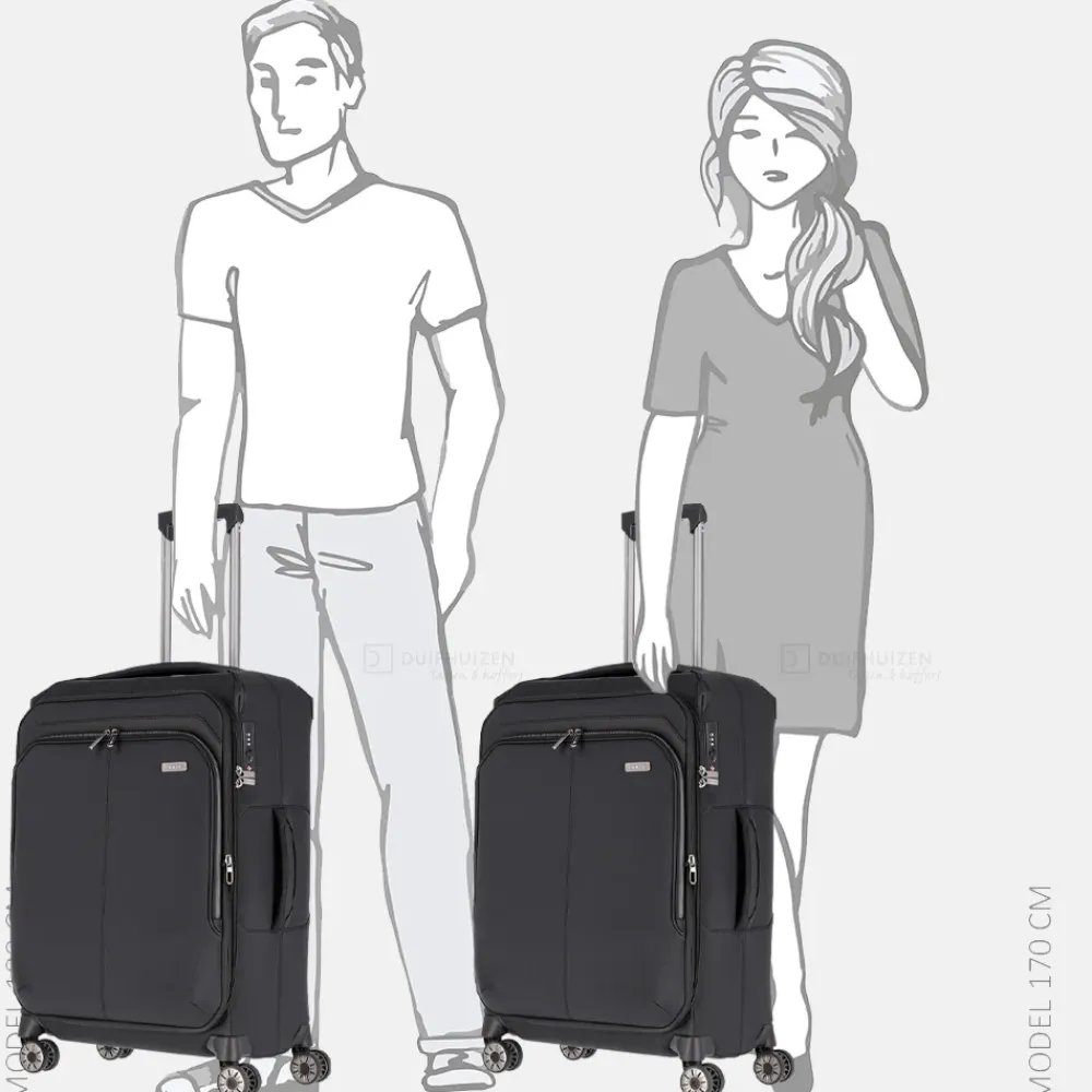 Reiskoffers^Travelite Priima koffer 68 cm black