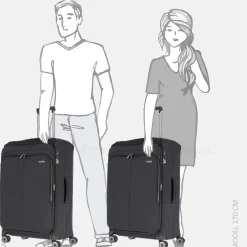 Reiskoffers^Travelite Priima koffer 79 cm black