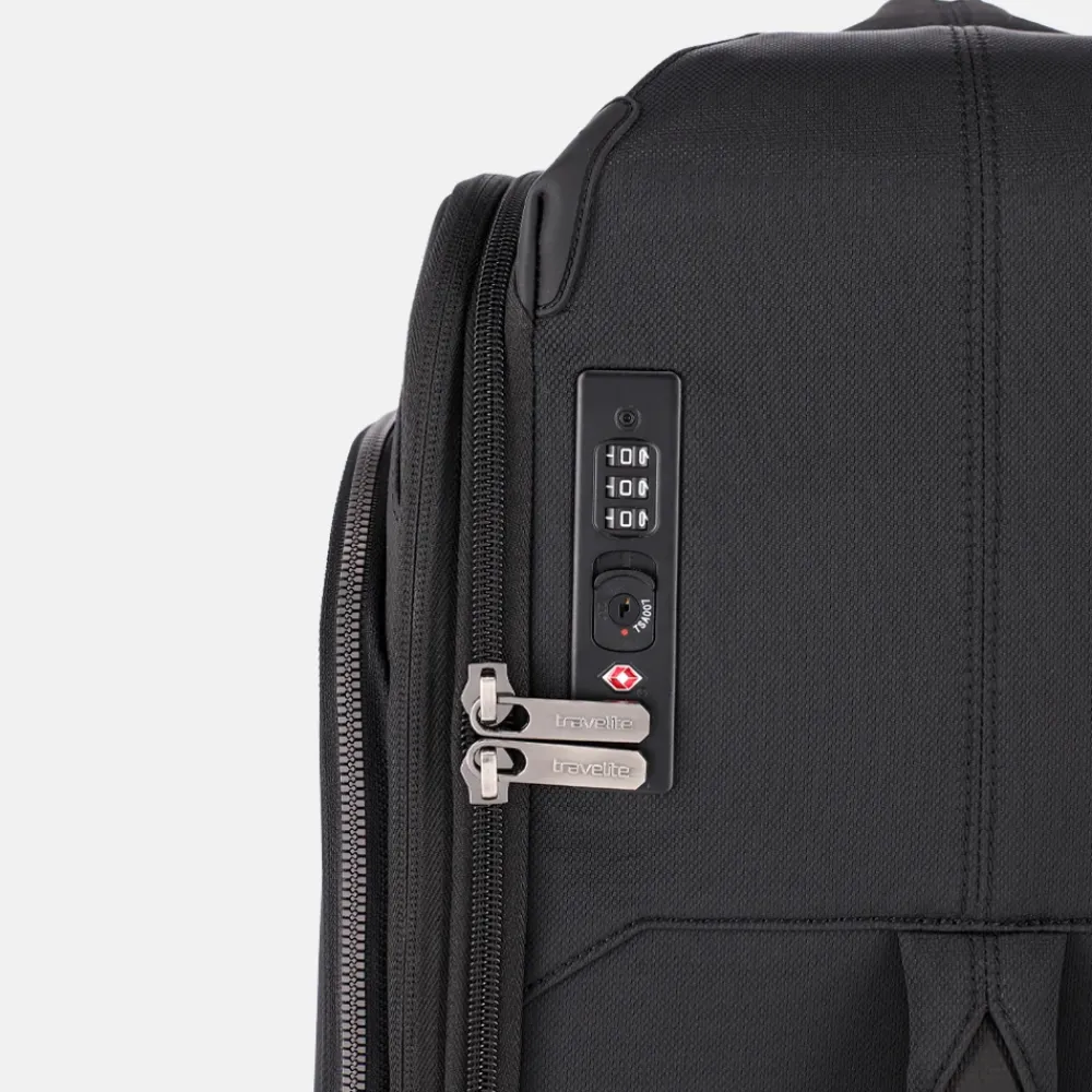 Reiskoffers^Travelite Priima koffer 68 cm black