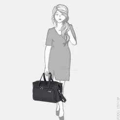 Handbagage Tassen | Weekendtassen^Travelite Priima weekendtas black