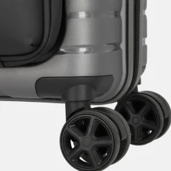 Handbagage Koffers^Travelite Trient Frontpocket handbagage koffer 55 cm anthracite
