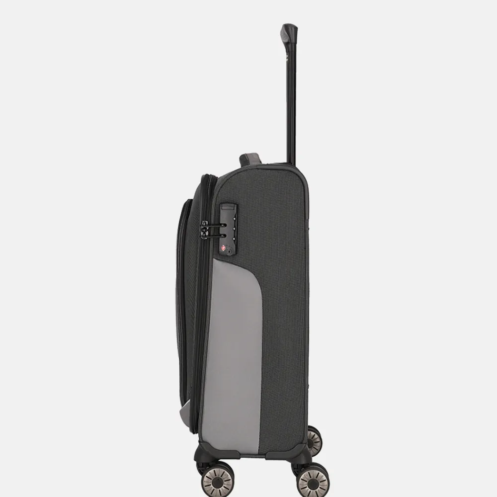 Handbagage Koffers^Travelite Viia handbagage koffer 55 cm anthracite