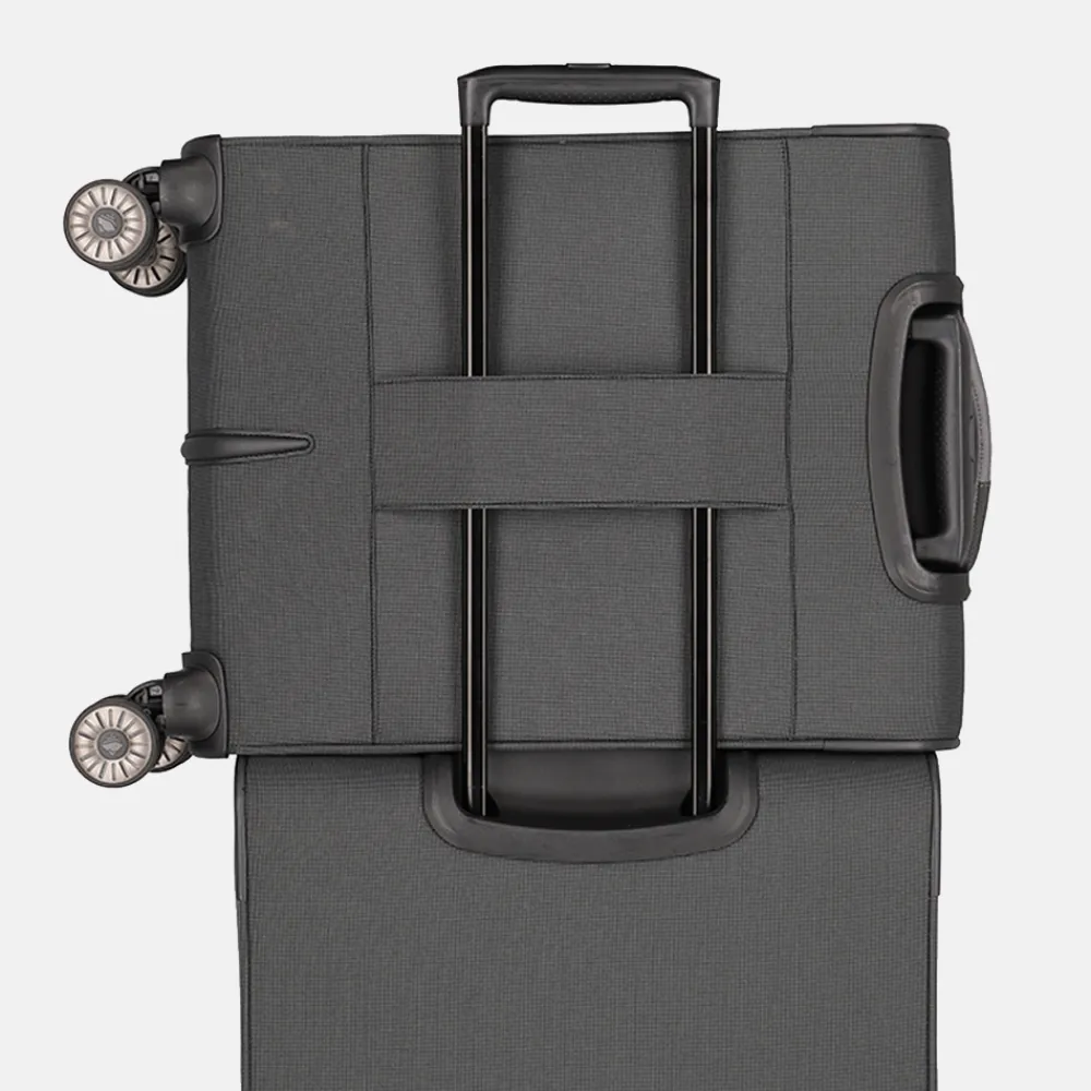 Handbagage Koffers^Travelite Viia handbagage koffer 55 cm anthracite