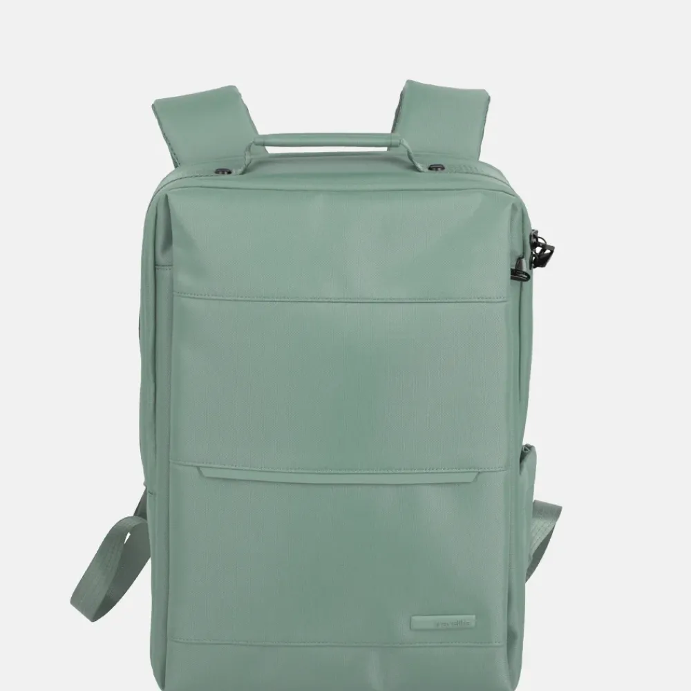 Laptop Rugzakken^Travelite Workfloow laptoprugzak 15 inch M sage