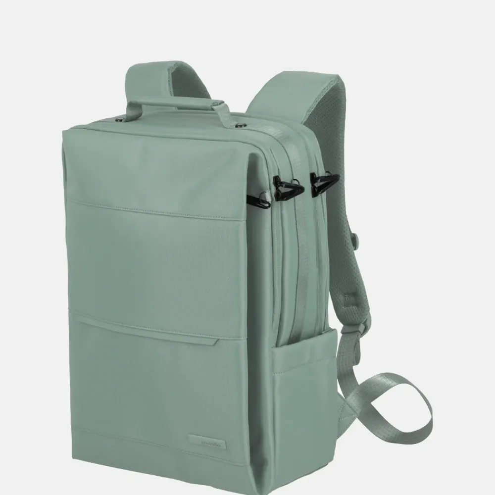Laptop Rugzakken^Travelite Workfloow laptoprugzak 15 inch M sage