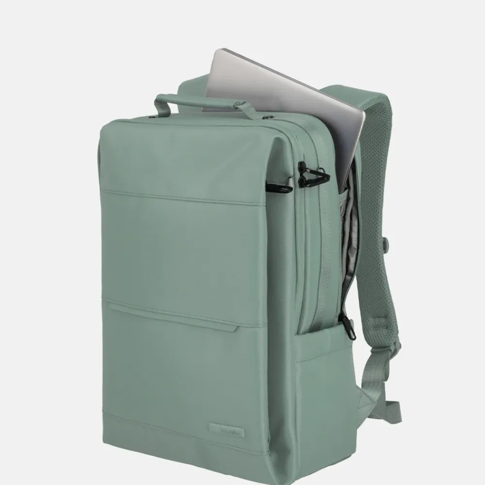 Laptop Rugzakken^Travelite Workfloow laptoprugzak 15 inch M sage