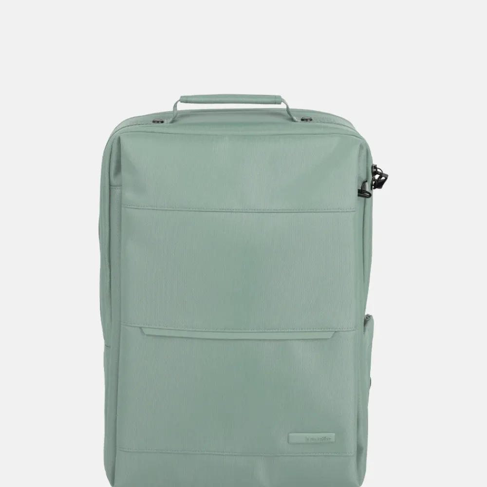 Laptop Rugzakken^Travelite Workfloow laptoprugzak 15 inch M sage