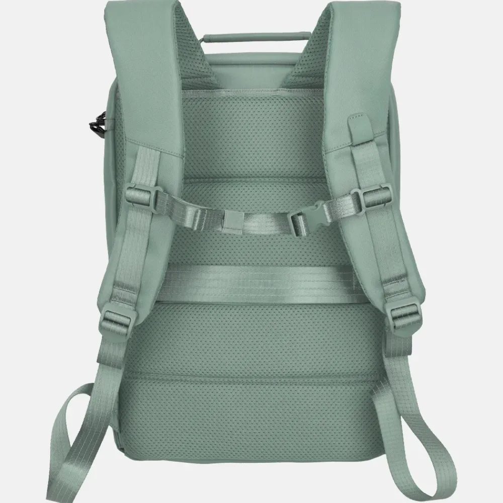 Laptop Rugzakken^Travelite Workfloow laptoprugzak 15 inch M sage