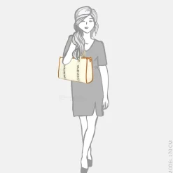 Shoppers^Valentino Bags Candle shopper naturale/cuoi