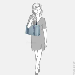 Shoppers^Valentino Bags Candle shopper azzurro