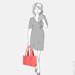 Shoppers^Valentino Bags Candle shopper Corallo