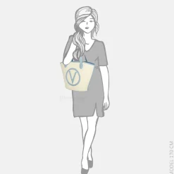 Shoppers^Valentino Bags Covent shopper nat/azzuro