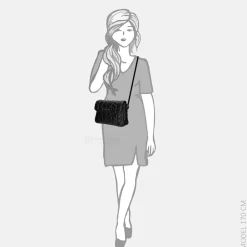 Crossbody Tassen^Valentino Bags Petal Re crossbody tas nero