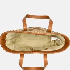 Shoppers^Valentino Bags Samuela shopper naturale/cuoi