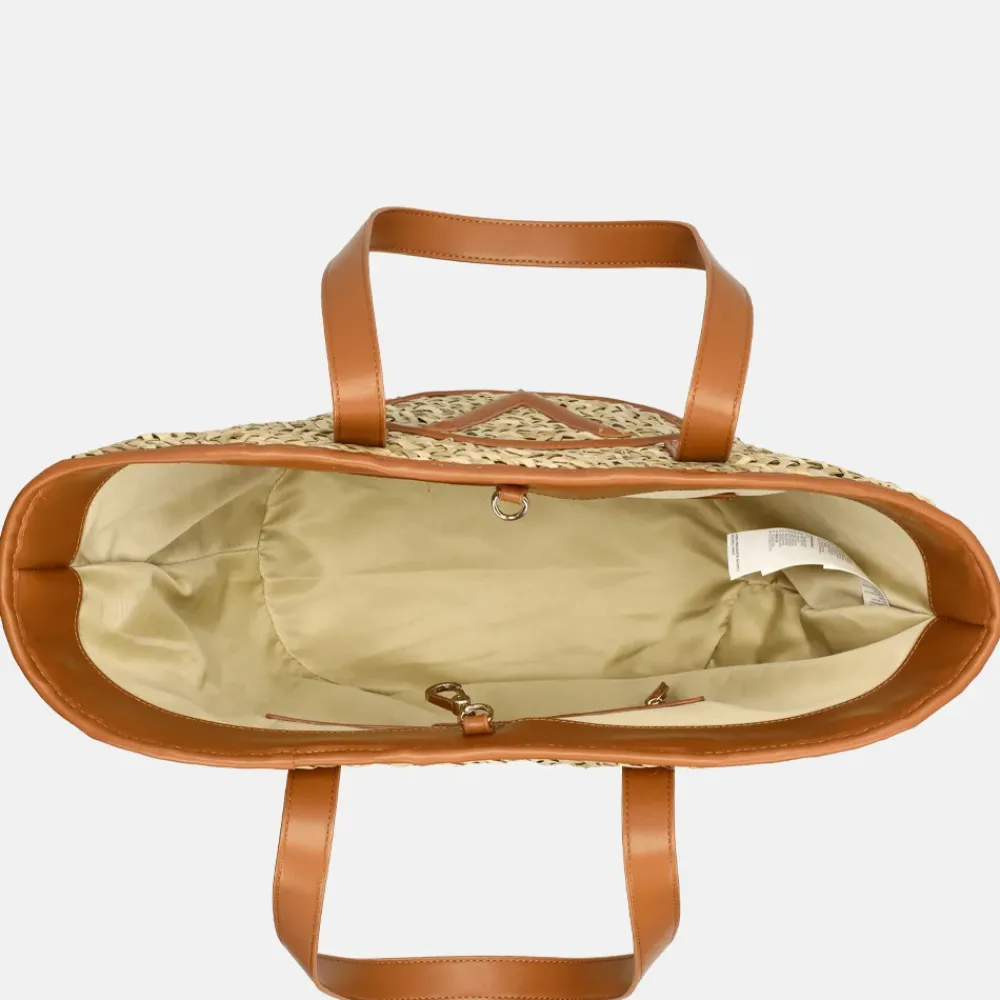Shoppers^Valentino Bags Samuela shopper naturale/cuoi