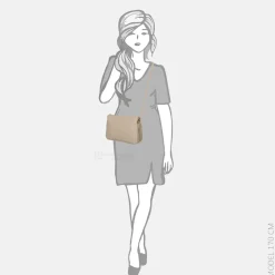 Crossbody Tassen^Valentino Bags Zero Re crossbody tas M beige
