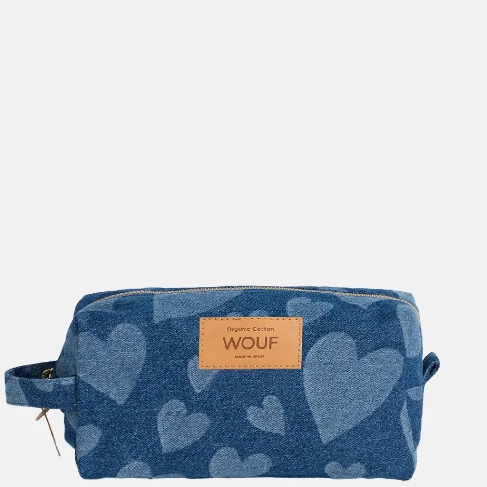 Toilettassen^Wouf toilettas Cuore Jeans