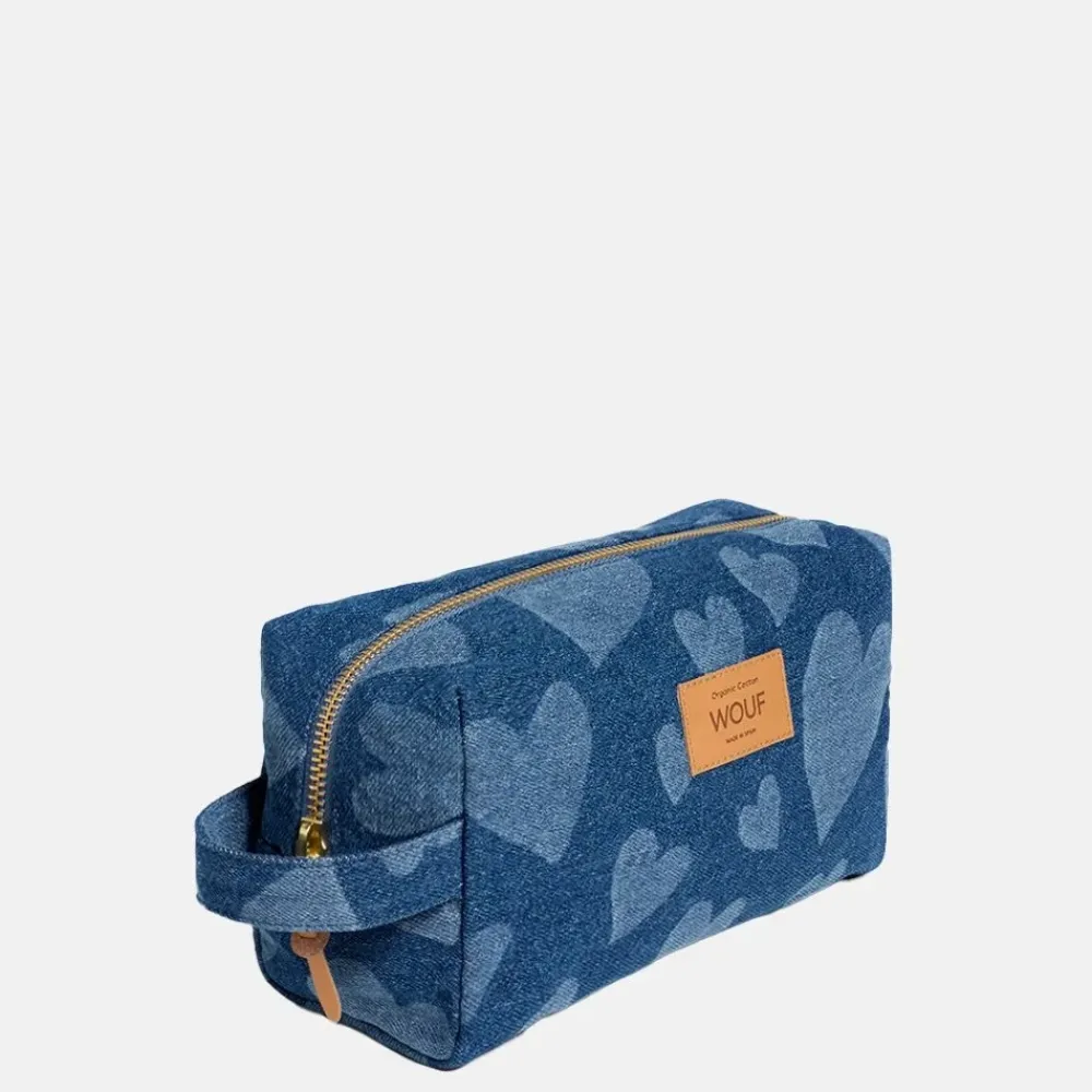 Toilettassen^Wouf toilettas Cuore Jeans
