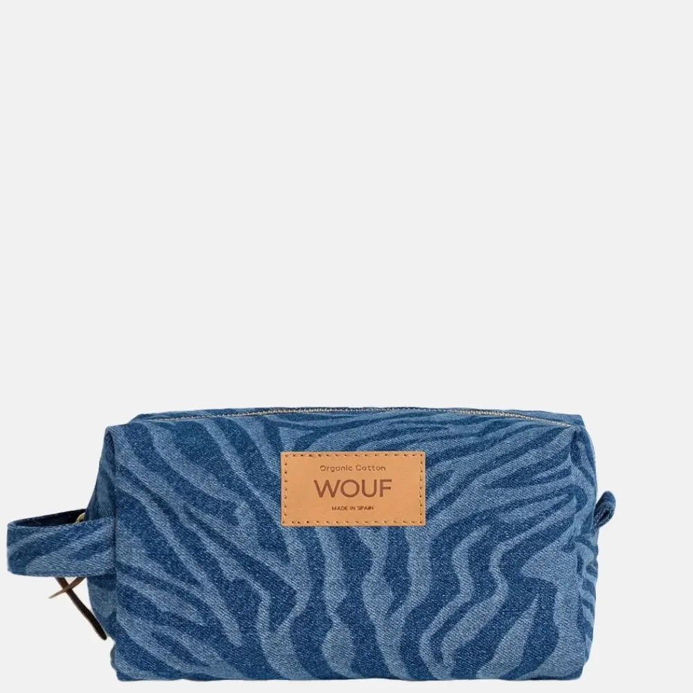 Toilettassen^Wouf toilettas Siera Zebra Jeans