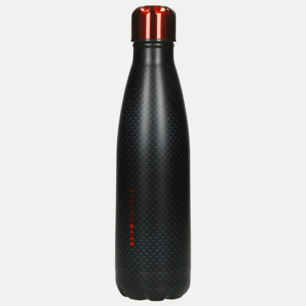 Gepersonaliseerde Drinkflessen | Drinkflessen^The Bottle Xanadoo Carbon style drinkfles 500 ml mat zwart