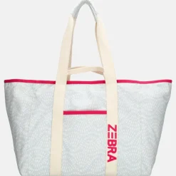 Strandtassen^Zebra Trends Elise strandtas lichtblauw