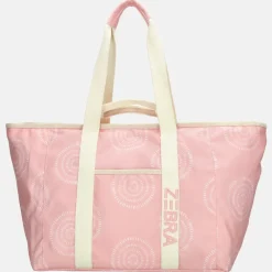 Strandtassen^Zebra Trends Elise strandtas roze boho