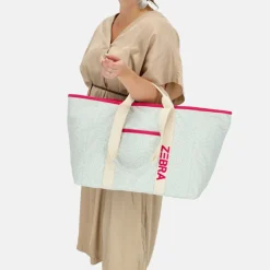 Strandtassen^Zebra Trends Elise strandtas lichtblauw