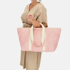 Strandtassen^Zebra Trends Elise strandtas roze boho