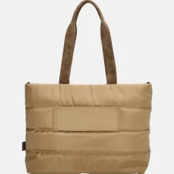 Dames Laptoptassen^Zebra Trends Elkse Puffy shopper taupe