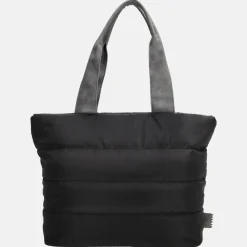 Handtassen^Zebra Trends Elske puffy handtas M zwart