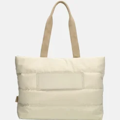 Dames Laptoptassen^Zebra Trends Elske Puffy shopper creme