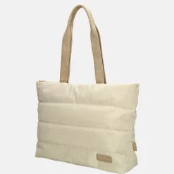 Dames Laptoptassen^Zebra Trends Elske Puffy shopper creme