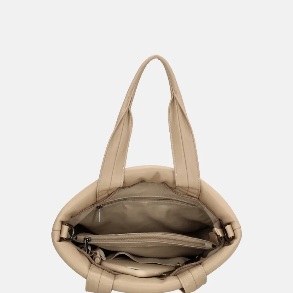 Handtassen^Zebra Trends Evie handtas licht taupe