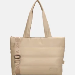Dames Laptoptassen^Zebra Trends Evie shopper licht taupe