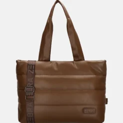 Dames Laptoptassen^Zebra Trends Evie shopper bruin